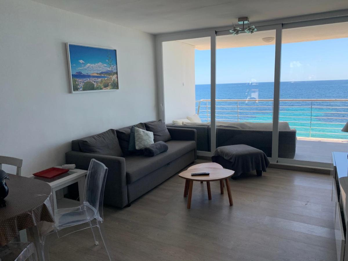 Moraira Sea Front, First Line, Air Conditioning, Heating, First Floor, 2 Habs 4Beds Eksteriør billede